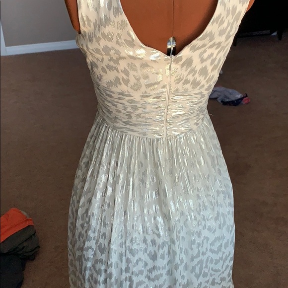 Leopard print metallic cocktail dress - Picture 4 of 5